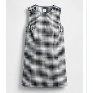 Gap × DÔEN Gingham Denim Mini Dress NWT